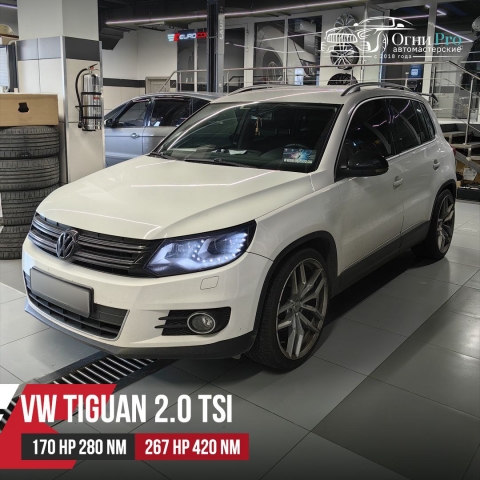 Volkswagen Tiguan I, рестайлинг, двигатель 2.0 TSI - 170 л.с., АКПП Aisin